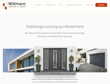 Tablet Screenshot of ft-wittmann.de